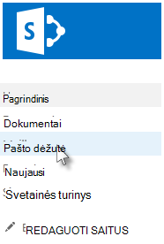 Greitosios paleisties srities pašto dėžutė