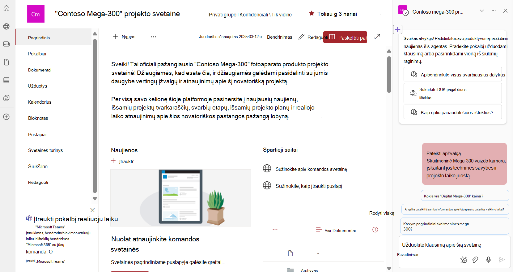 Paruošto agento ekrano kopija