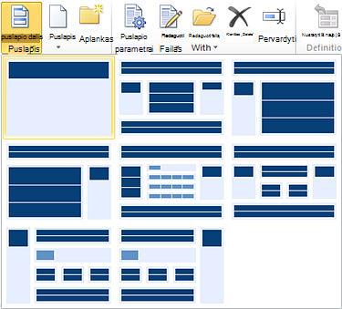 Puslapių įtraukimas į „SharePoint Designer 2010“