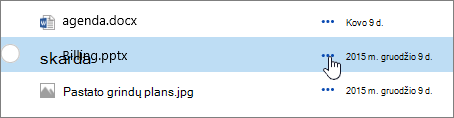 File name highlighted in Document Library