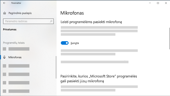 Mikrofono parametrai