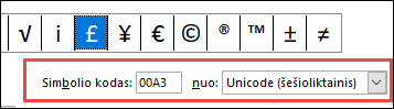 Laukas Nuo nurodo, kad tai yra 