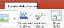 „PowerPoint 2016“, skirtos „Mac“, juostelės mygtukas Alternatyvusis tekstas