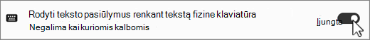 Win11 Show text suggests for phycal keyboard screenshot.