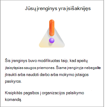 Ekrano kopija, kurioje rodoma 