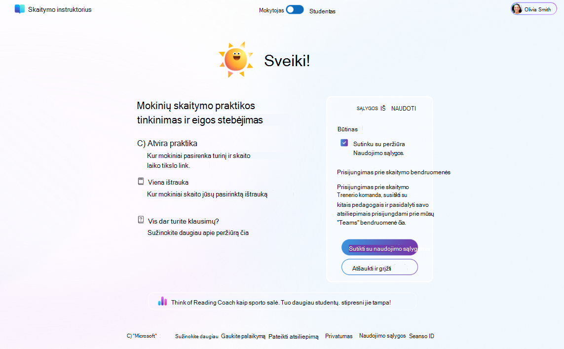 Mokinių skaitymo praktikos tinkinimas