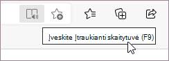 Įveskite Įtraukianti skaitytuvė