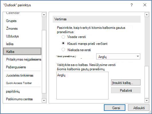 Kalbos nuostatos