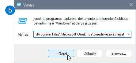Ekrano nuotrauka, vaizduojanti dialogo lango komandą.