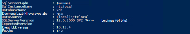 Ekranas po atnaujinimo
