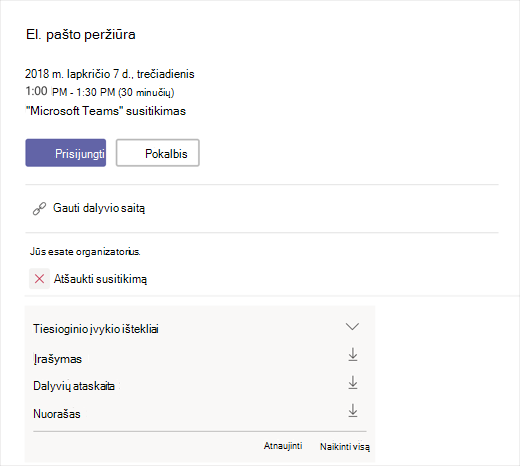 Mygtukas Atsisiųsti nuorašą