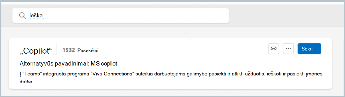 Ekrano kopijoje pavaizduota tema, kurios nestebite.