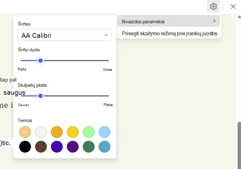 Screenshot of readingmode-font.