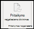 Skirtukas Pritaikymas neįgaliesiems