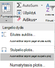 Image of Home > Formatuoti > automatinį stulpelio plotį