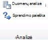 „Excel“ juostelės vaizdas