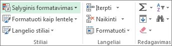 Sąlyginis formatavimas