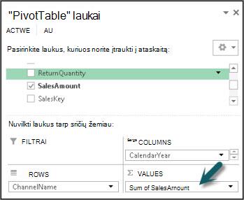 Netiesioginis apskaičiuotasis laukas