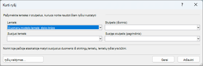 Langas Ryšių kūrimas