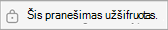 Šis pranešimas užšifruotas