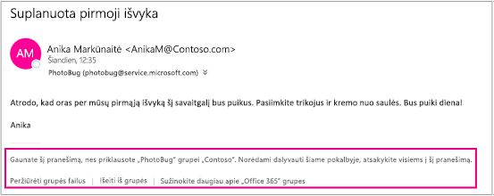 Visuose laiškuose, kuriuos svečiai gaus iš grupės narių, bus poraštė su instrukcijomis ir nuorodomis