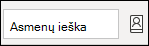 Žmonių ieška ir prieiga prie adresų knygelės