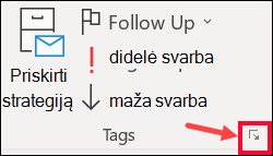 Pasirinkite Daugiau parinkčių, kad nustatytumėte pristatymo vėlavimo laiką.