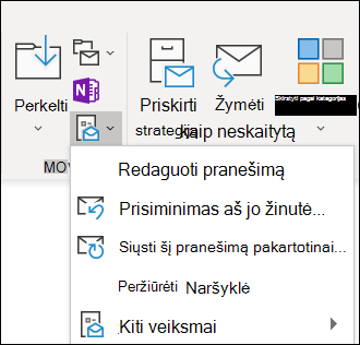 Galite išsiųsti laišką pakartotinai.