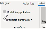 Rodyti kaip pokalbį