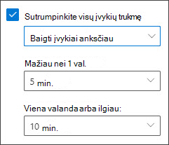 Žiniatinklio parinktys