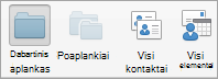Rodo kontaktų ieškos parinktis