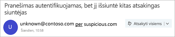 Žymės „per“ ekrano kopija