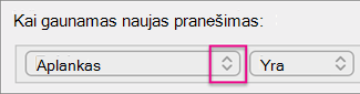 Click chevrons to open the list