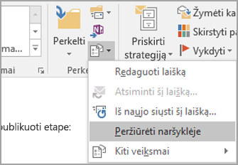 Pasirinkite Rodyti naršyklėje.