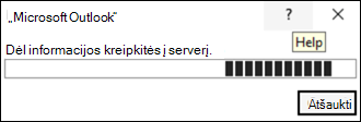 Susisiekimo su serveriu klaida klasikinėje 
