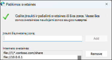 GPO domeno pavyzdys
