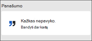 Klaida: programoje 