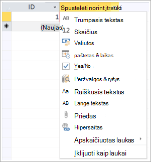 Išplečiamojo sąrašo 