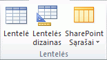 Access juostelės paveikslėlis
