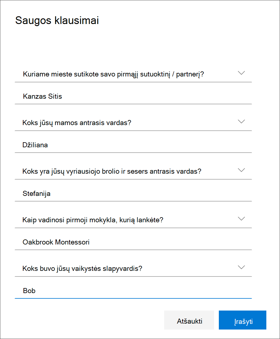 Įtraukti telefono numerį ir pasirinkti telefono skambučius