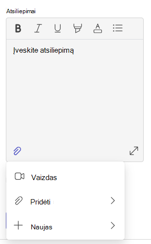 Atsiliepimo ekrano kopija.