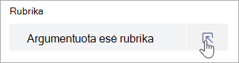 Mokiniai gali patys peržiūrėti rubriką