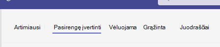 pasirengęs įvertinti.