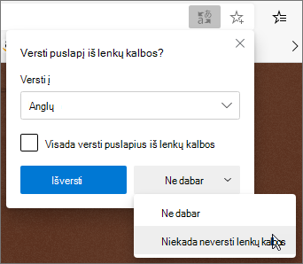 Pasirinkite niekada neversti