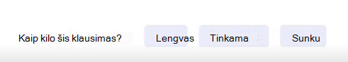 Įvertinimo ekrano kopija.