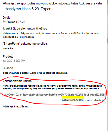 Atsisiųsti rezultatus