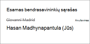 Bendrasavininkio šalinimas iš bloknoto pedagogams