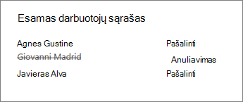 Darbuotojo šalinimas iš bloknoto pedagogams