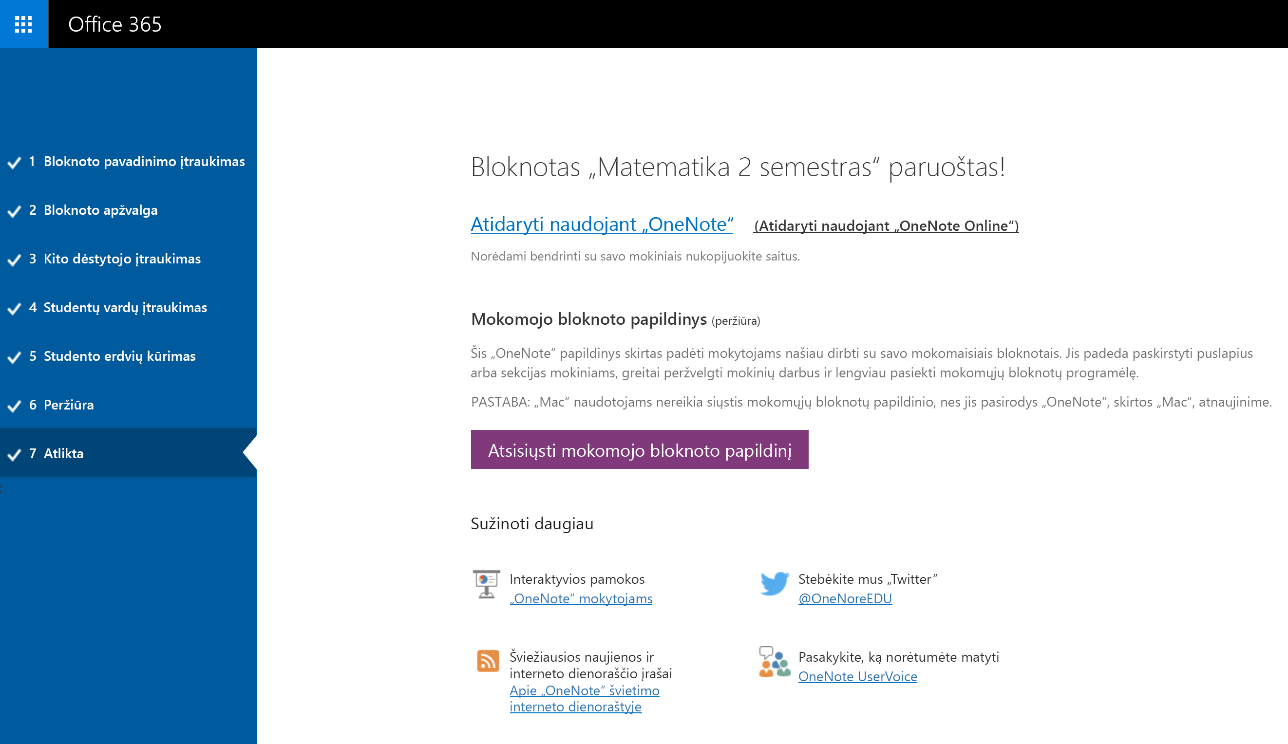 bloknoto saitas