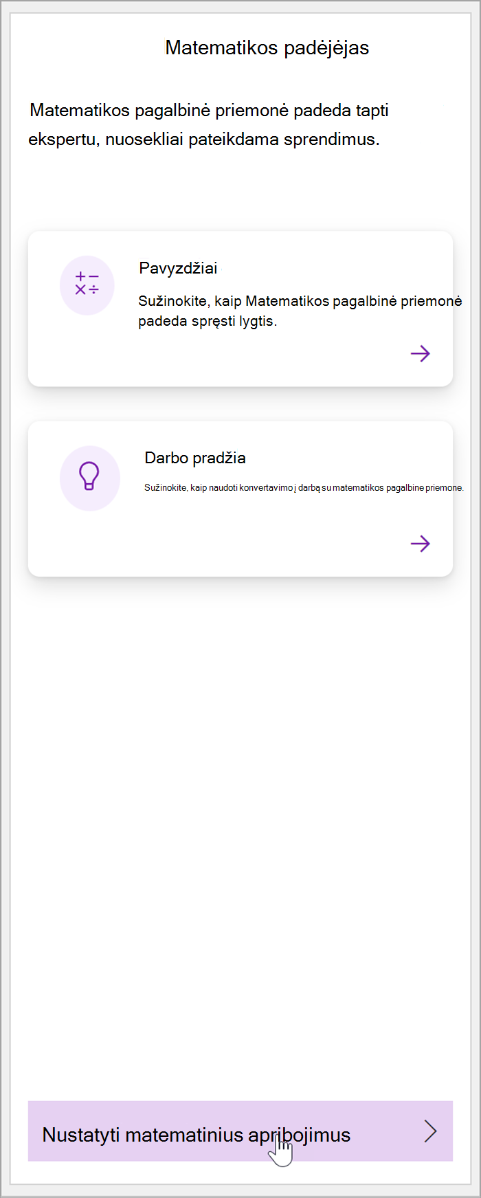 Programos 